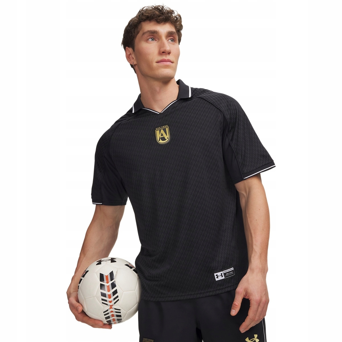 Męska koszulka piłkarska Under Armour Ua 96 Terrace Country Czarny XL