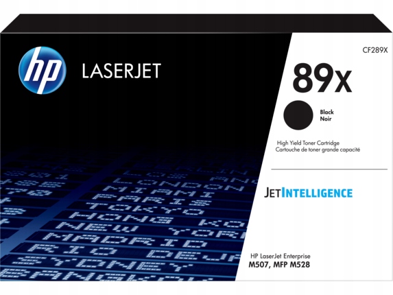 Hp 89X Black LaserJet Toner, CF289X