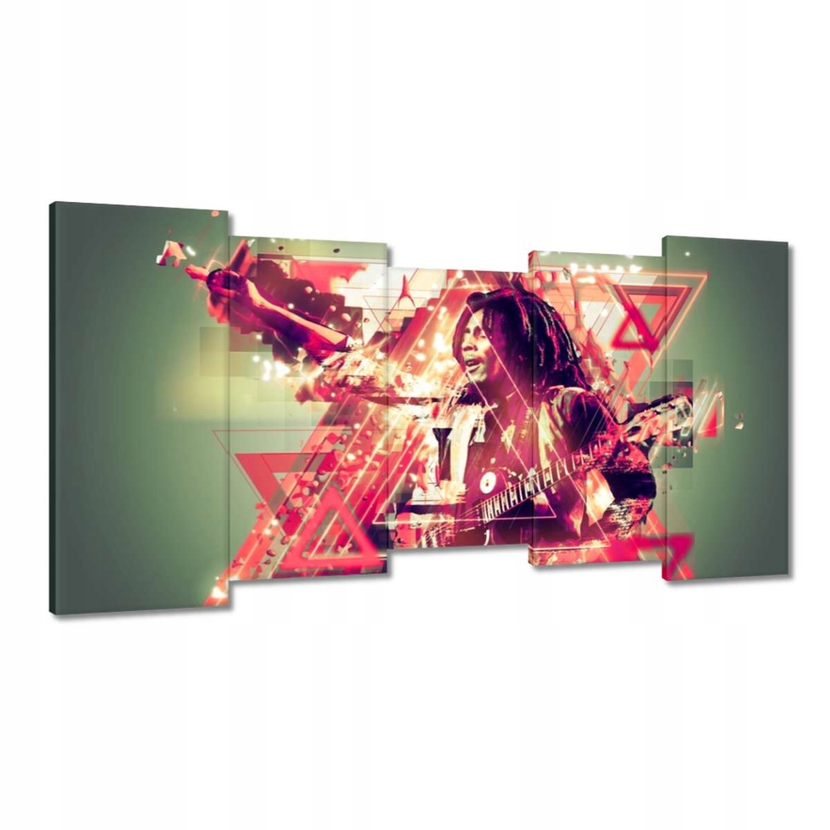 Obrazy 150x80 Bob Marley Reggae kytara