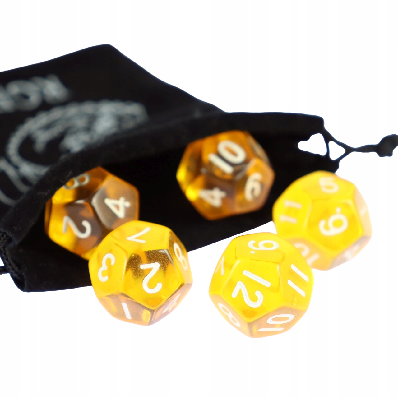 ZESTAW 5 KOSTEK K12 RPG ZŁOTY SZLAK KOŚĆ DWUNASTOŚCIENNA Producent RGFK