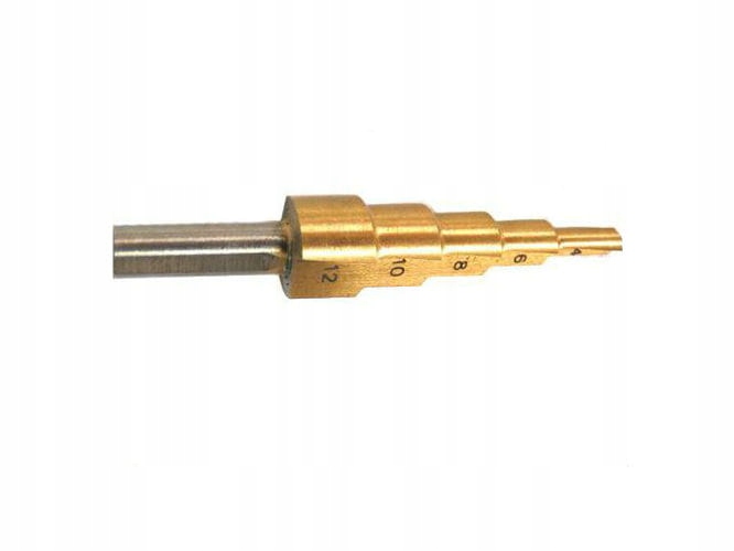 WIERTŁO STOŻKOWE WIERTŁO STOPNIOWE WIELOSTOPNIOWE DO METALU STOŻKOWE 4-20mm Marka Falon-Tech