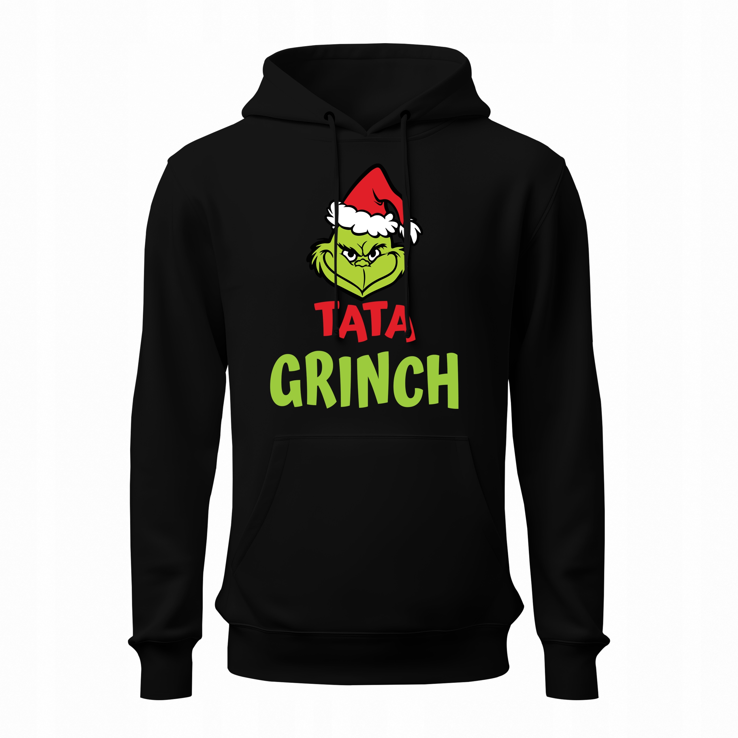 Pánská Mikina vánoční Klokanka Táta Grinch Dárek pod stromeček pro něj