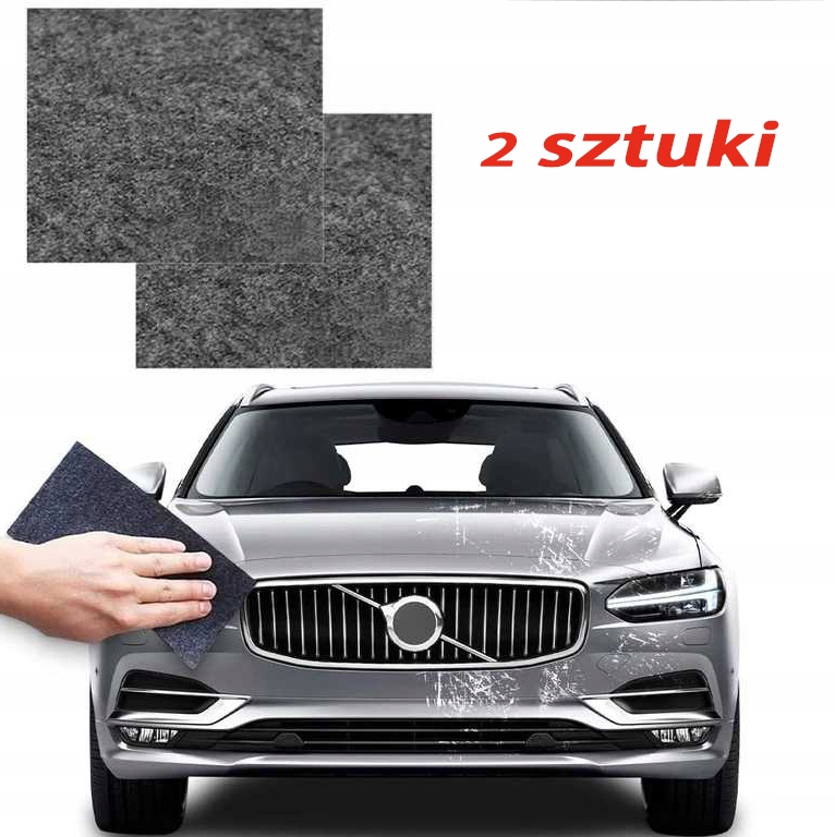 Ściereczka polerska do usuwania rys z lakieru gotowa do użycia 2 szt
