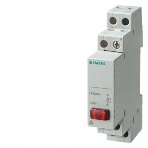 

Lampka modułowa 1x czerwona 230V 5TE5800