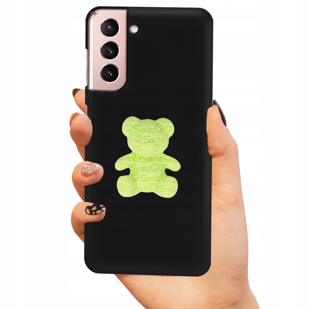 Puzdro Pre Matný Samsung S21 Case Smile Zelený 3D