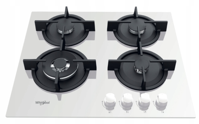 

Płyta gazowa Whirlpool Akt 625 Wh Biała 4 Palniki