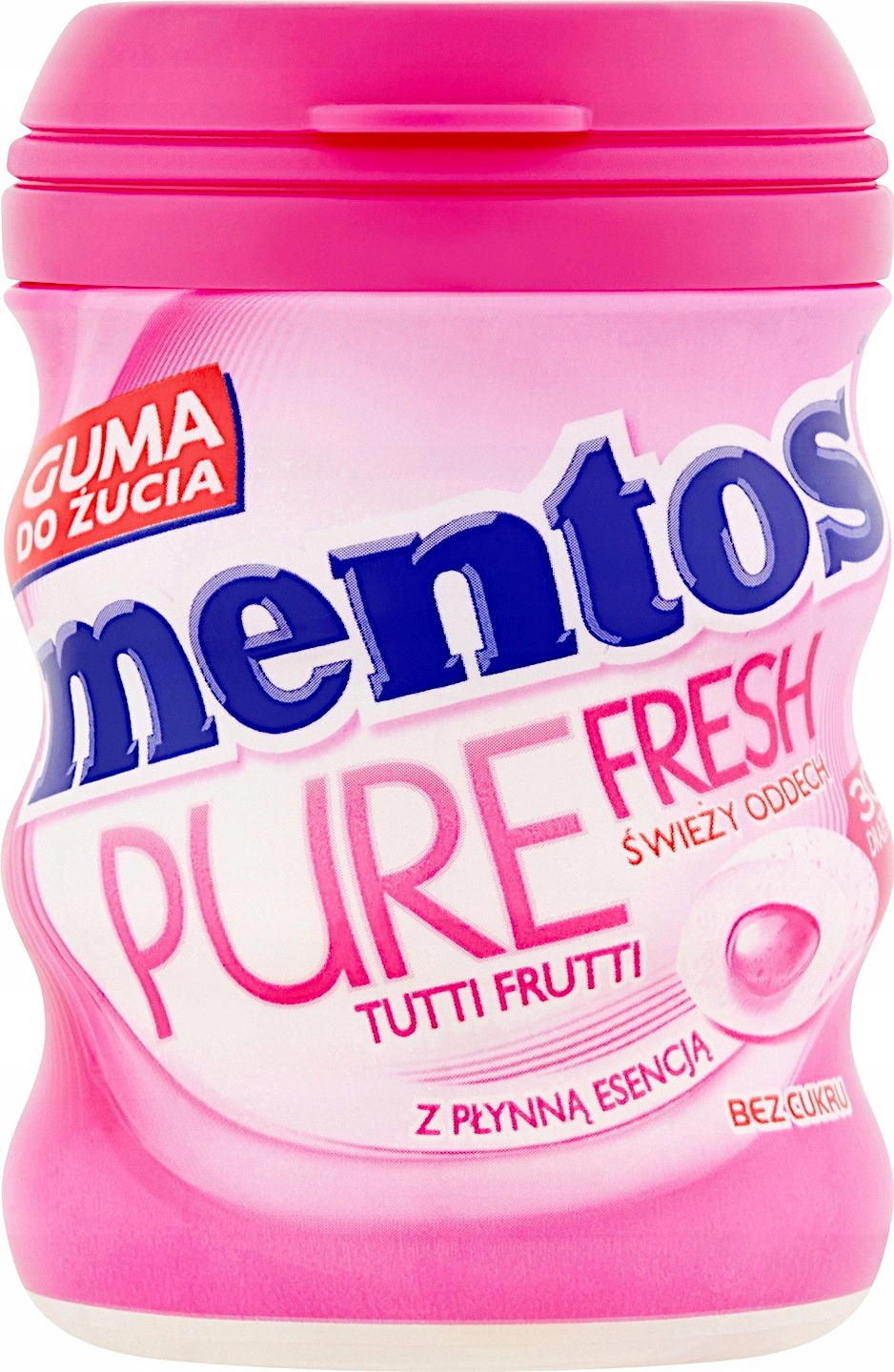 Levně Mentos Pure Fresh Tutti Frutti žvýkačka bez cukru 60 g 6 ks