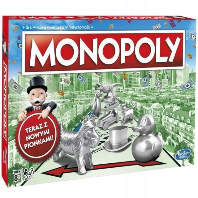Gra planszowa MONOPOLY hasbro CLASSIC standard