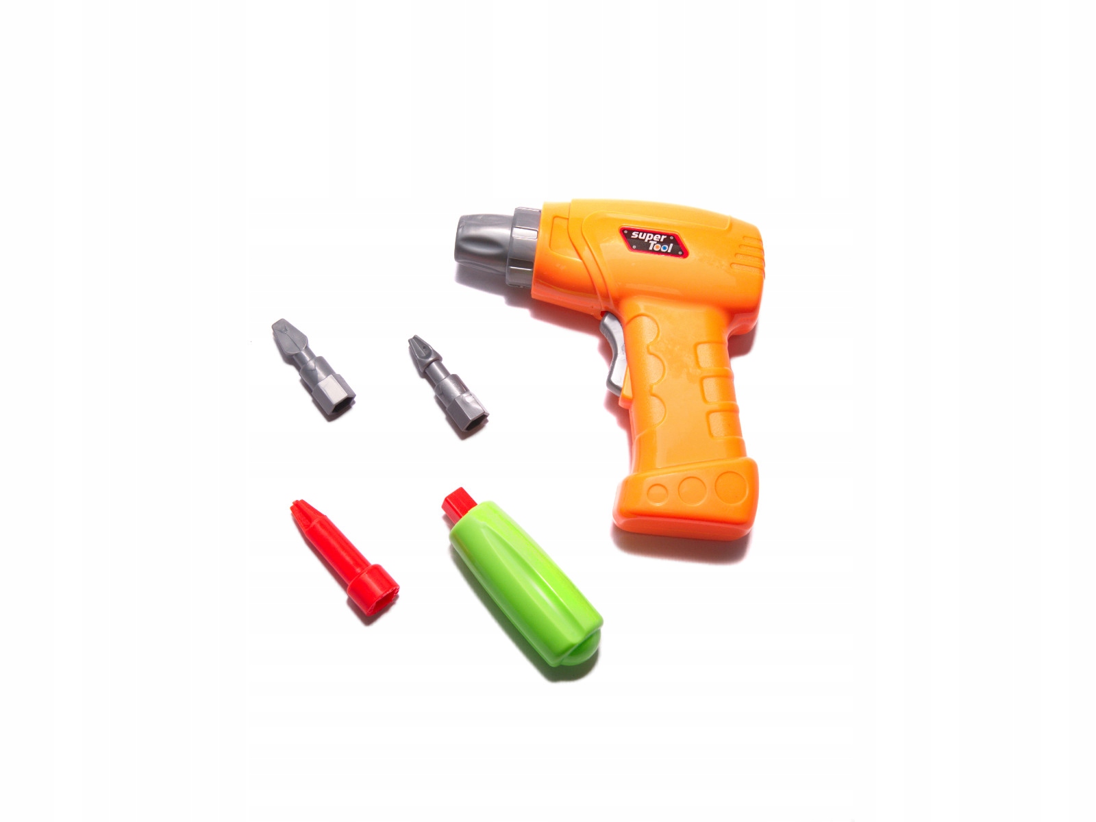 Wkrętarka wiertarka śrubki klocki konstrukcyjne 151 elementów Szerokość produktu 23 cm