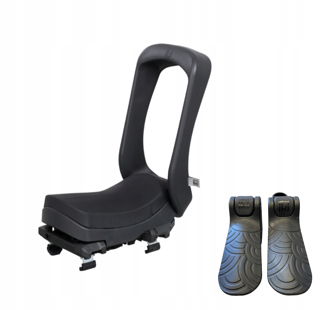Fotelik rowerowy Urban Iki Junior do 35 kg adapter