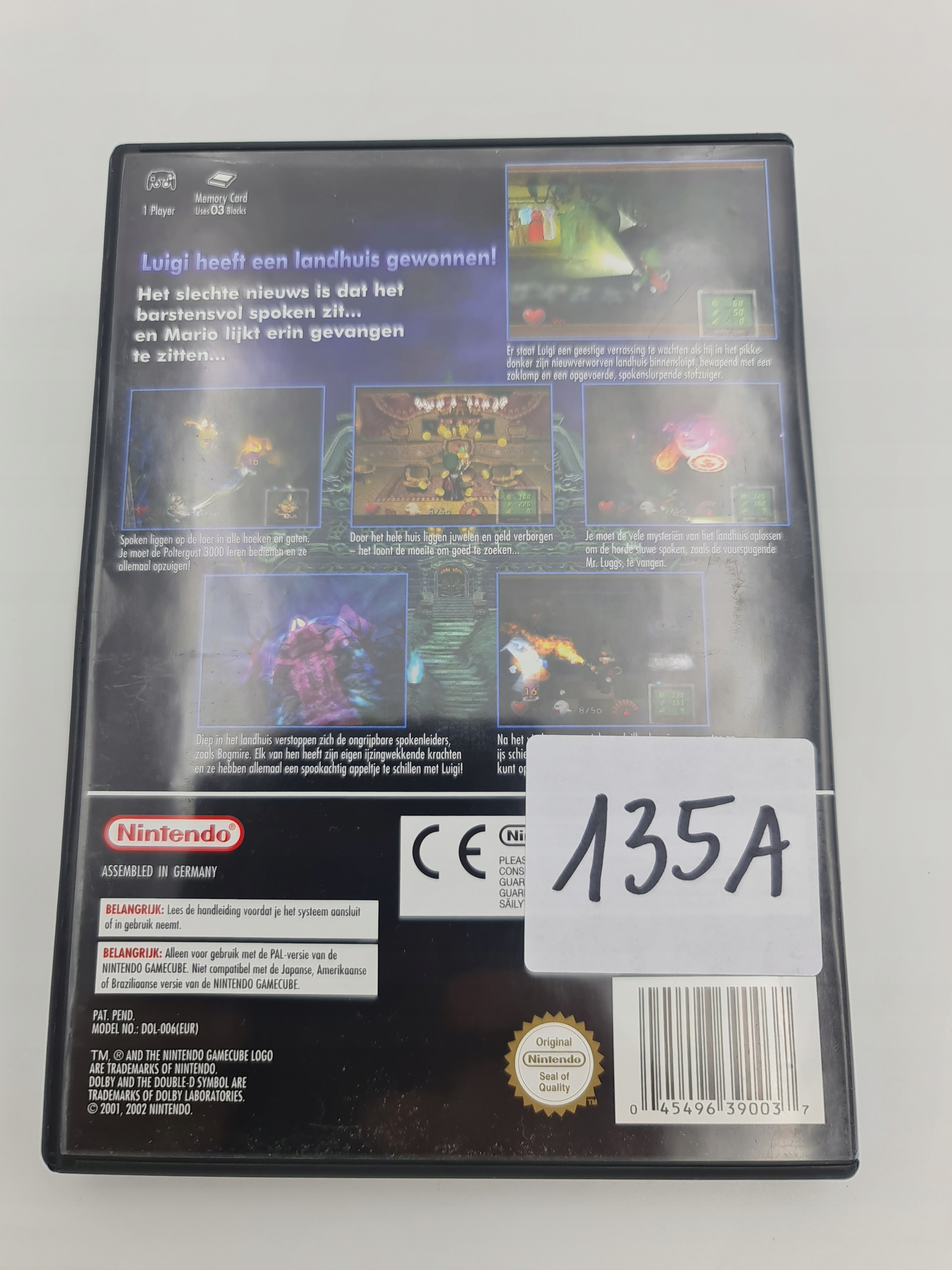 NINTENDO GAMECUBE LUIGI'S MANSION Producent Nintendo