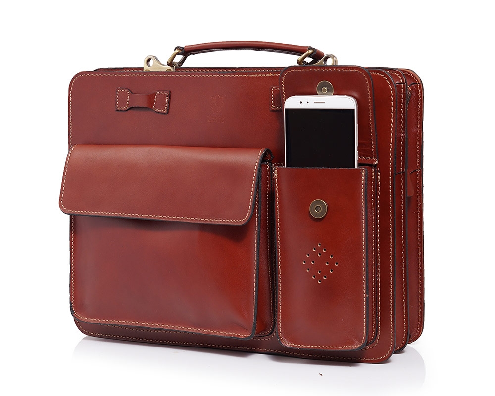 SKÓRZANA AKTÓWKA TECZKA NESESER SOLOME LUCCA Marka Solome