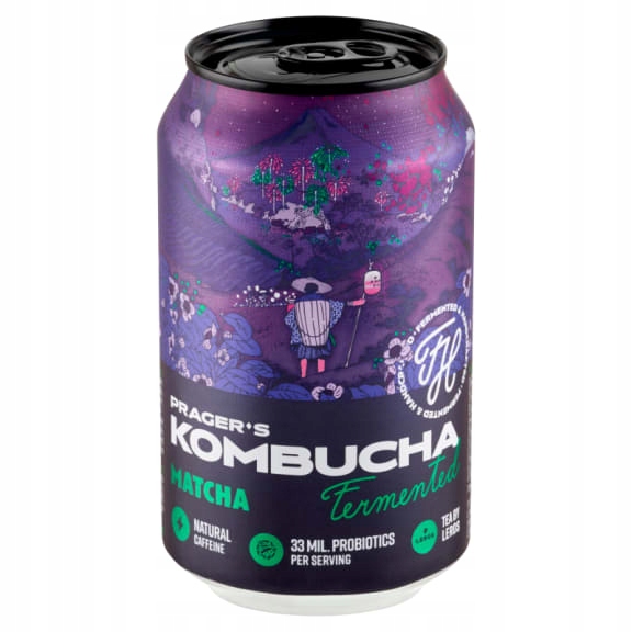 Prager's Matcha Kombucha