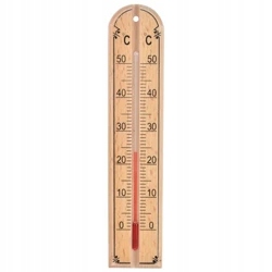 Termometr pokojowy drewniany 20 cm