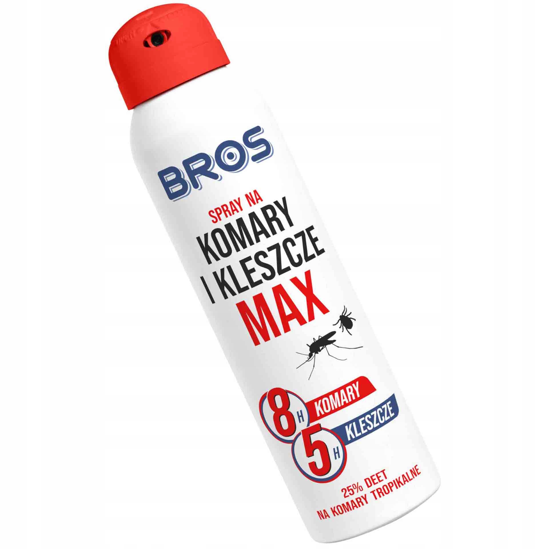 

Bros Max Spray Na Komary I Kleszcze 90 ml