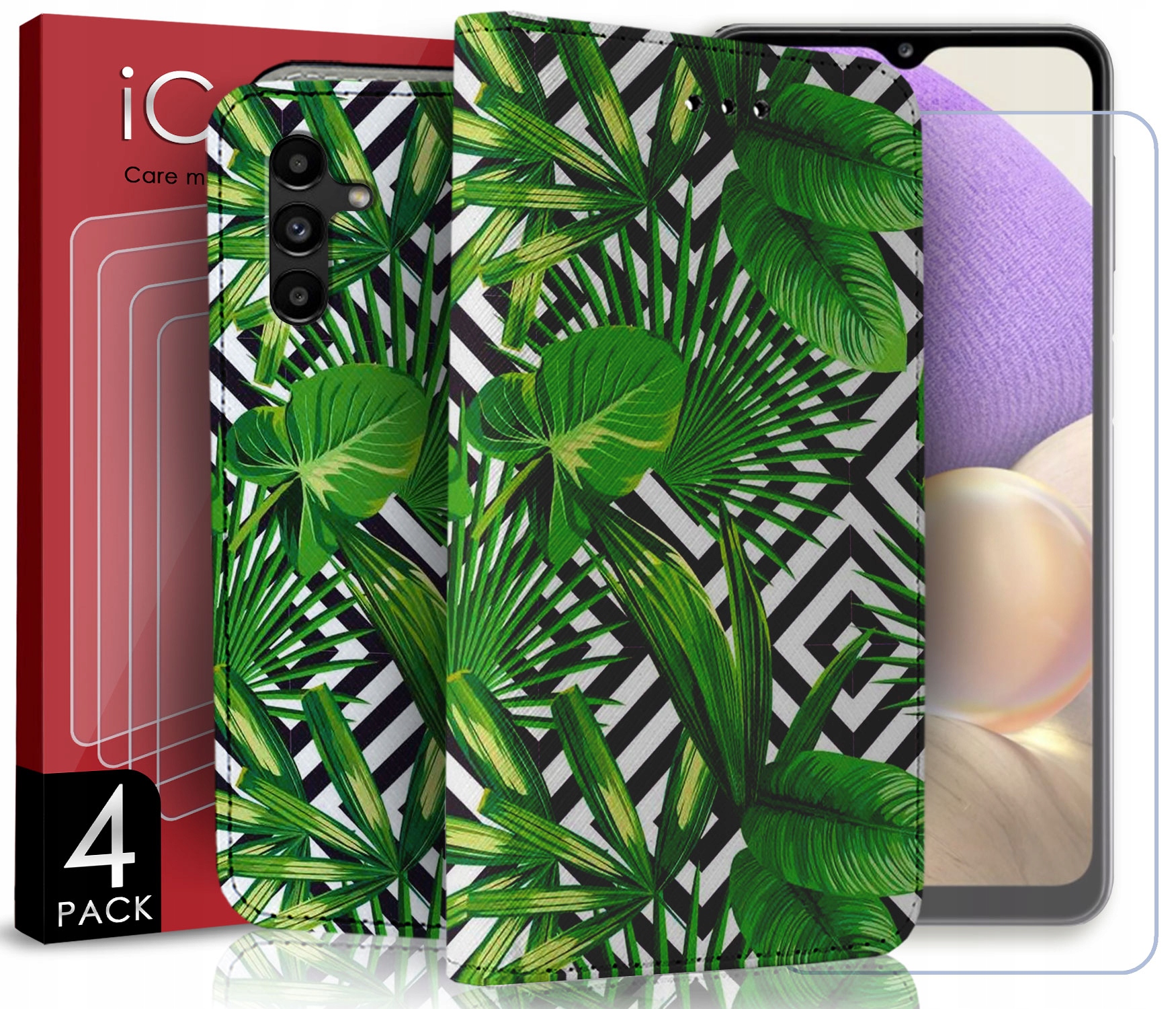 ETUI DO SAMSUNG GALAXY A13 5G WZORY + SZKŁO x4