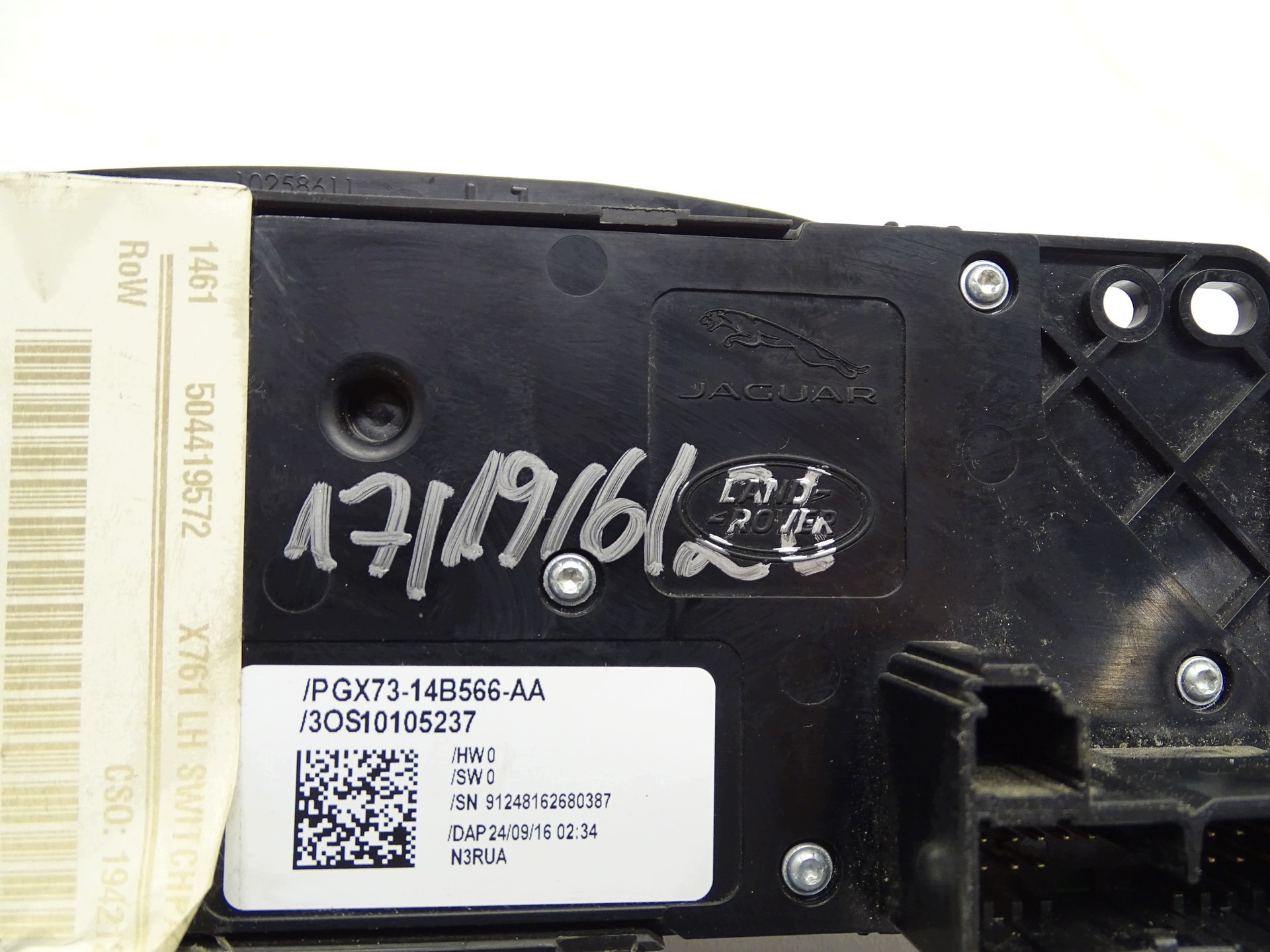 Schalter Regulations- SITZ vorne links JAGUAR F-PACE PGX73-14B566-AA