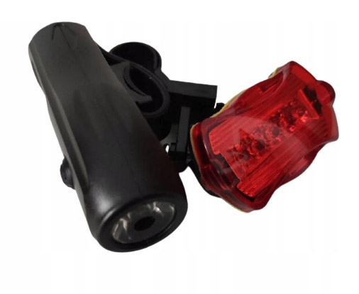 

Zestaw Lamp Rowerowych Przód Tył Led Oświetlenie