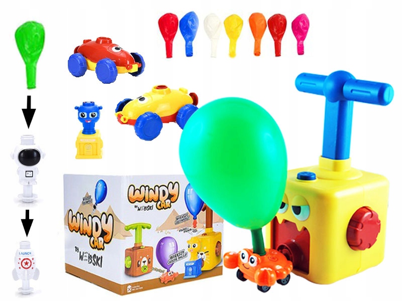 

Zabawka latający astronauta na balon pompka