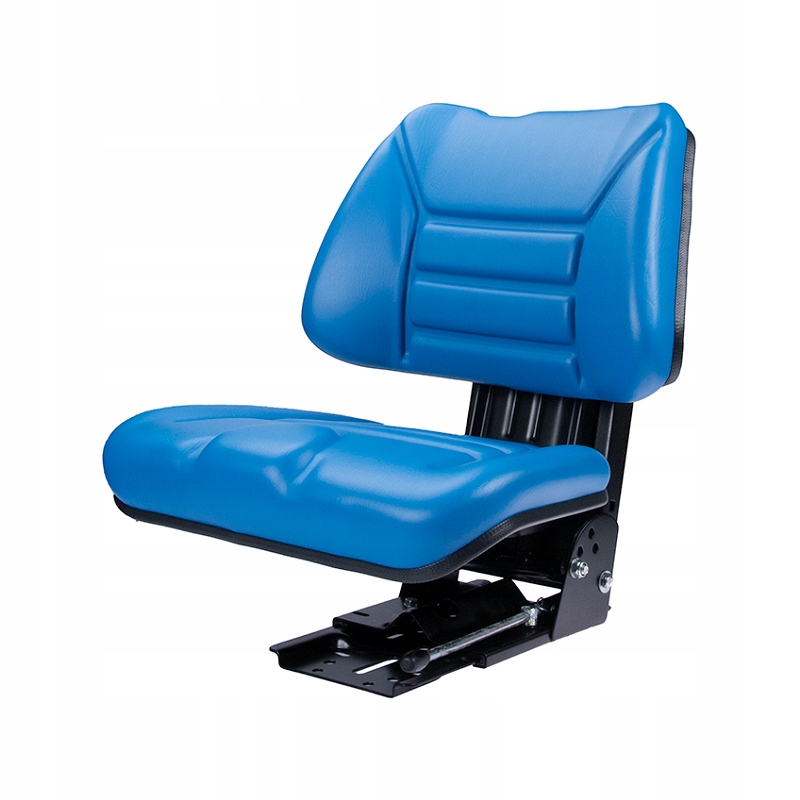 Univerzální dělené sedadlo z Pvc pro traktory a stroje, modré