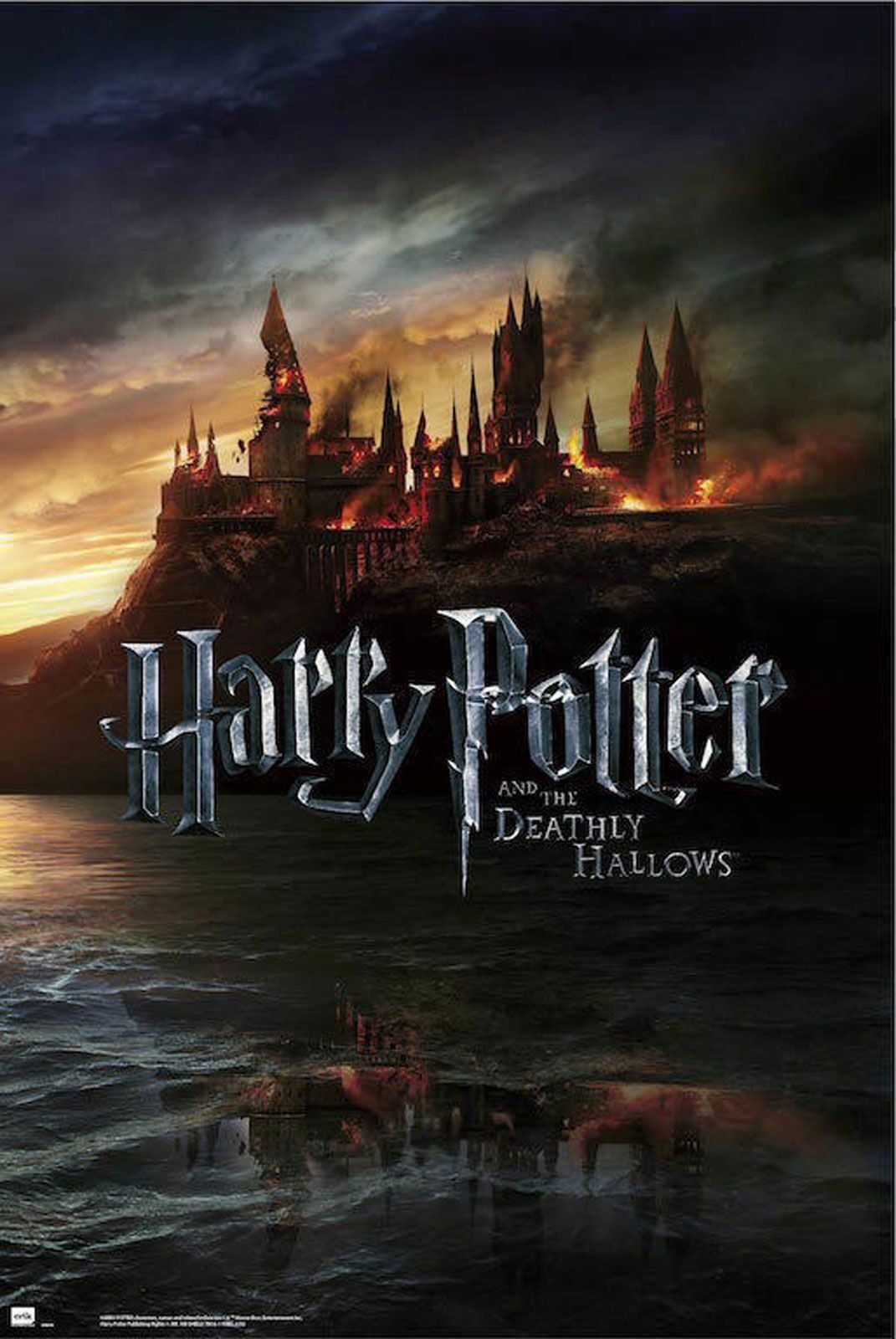 

Harry Potter Płonący Hogwart w ogniu plakat