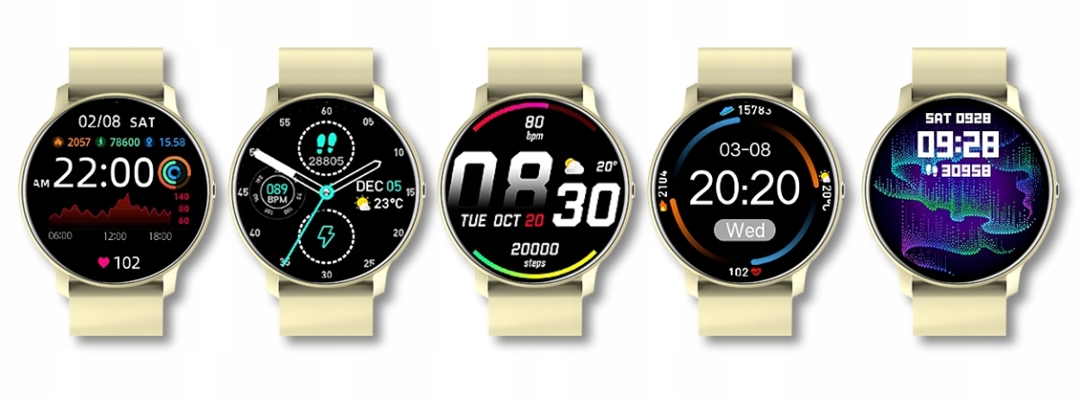 Smartwatch Giewont GW120 beżowy
