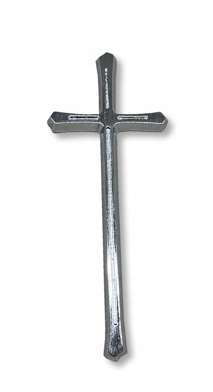 Maltézský kříž 45 cm – chromovaný mosazný odlitek