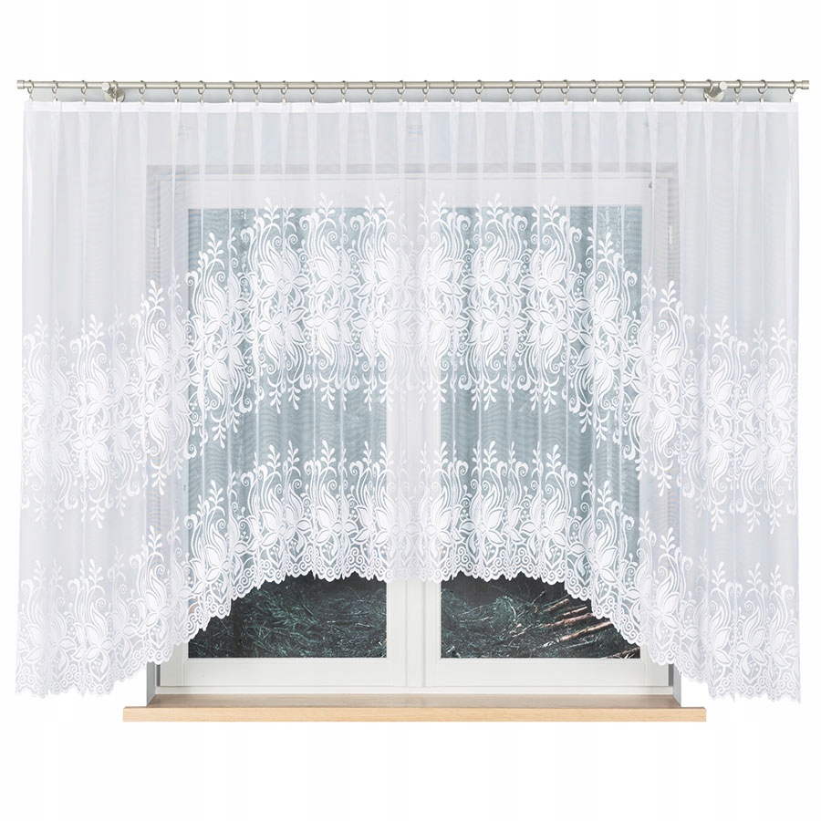 

Firanka gotowa żakardowa Joanna biała 400x160 cm