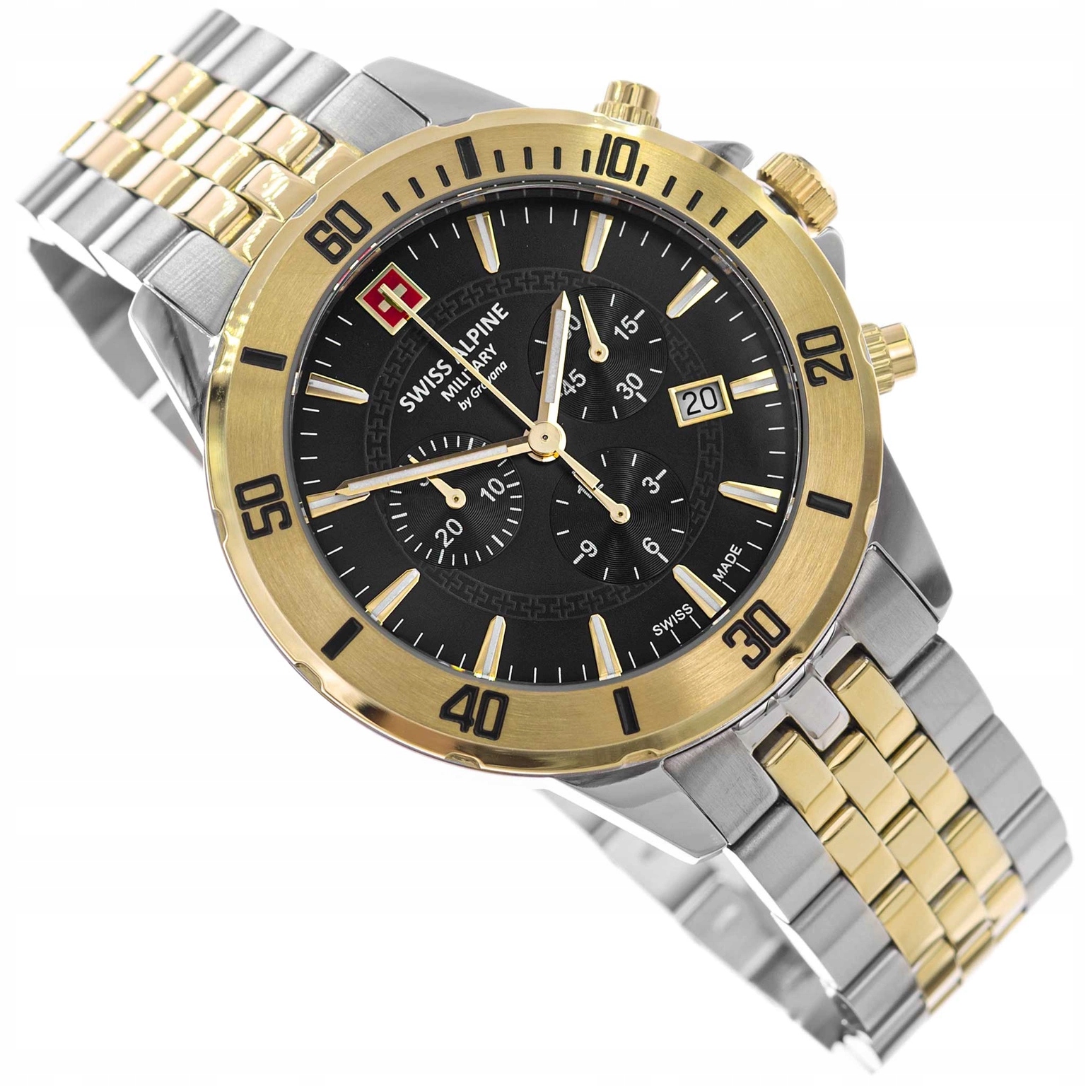 Pánské Hodinky Swiss Alpine Military SAM7024.9147 Chronograf Datumovka 10ATM