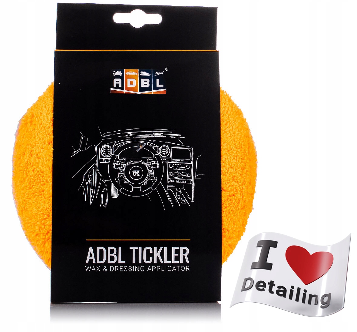

Adbl Tickler Aplikator z Mikrofibry