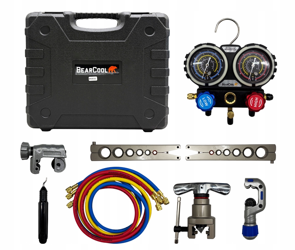 Sada nástrojov BearCool na montáž klimatizácie R32 R22 R410a R134a