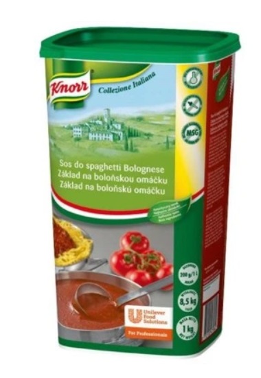 Levně 1x 1 kg Knorr Professional boloňská Omáčka na špagety
