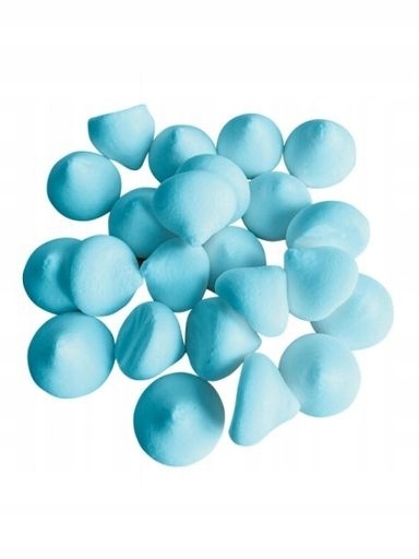 Levně udanewypieki Dekorace Posypka malé sněhové pusinky modré 2 cm 50 g