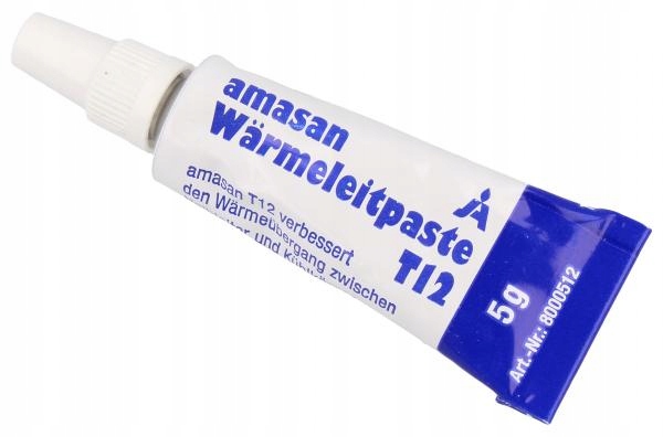 Pasta termoprzewodząca Amasan T12 tubka 5g