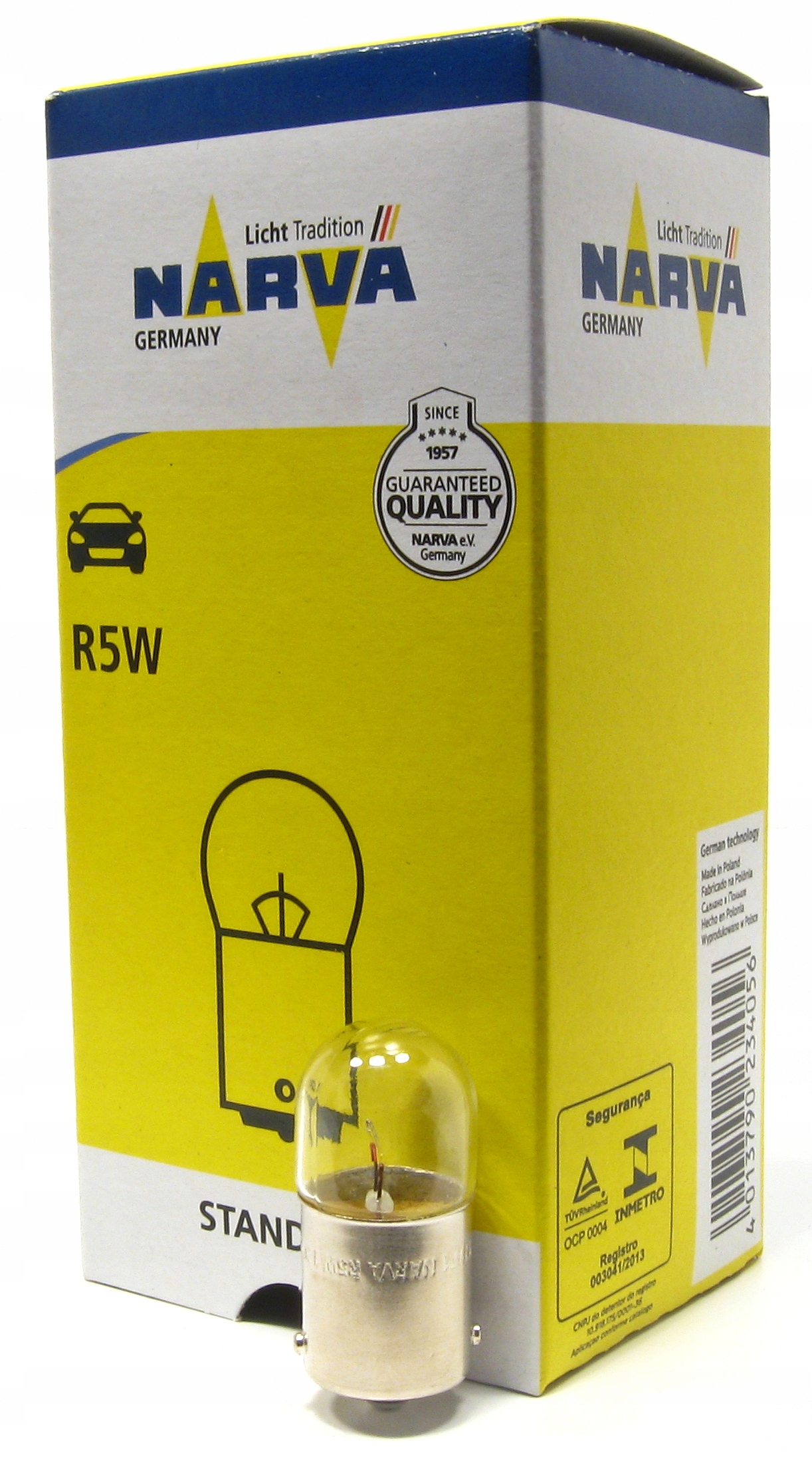 

Żarówka 5W 12V R5W BA15s Narva