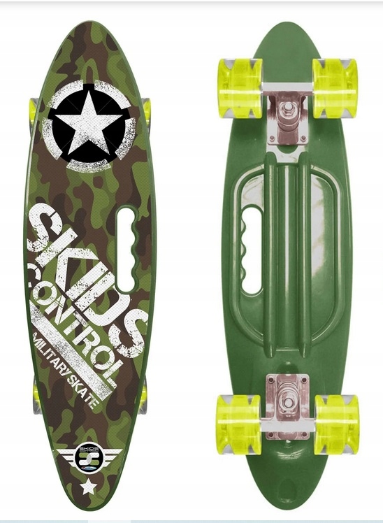 Moro Wojsko Military Deskorolka Deska Dzieci Skateboard
