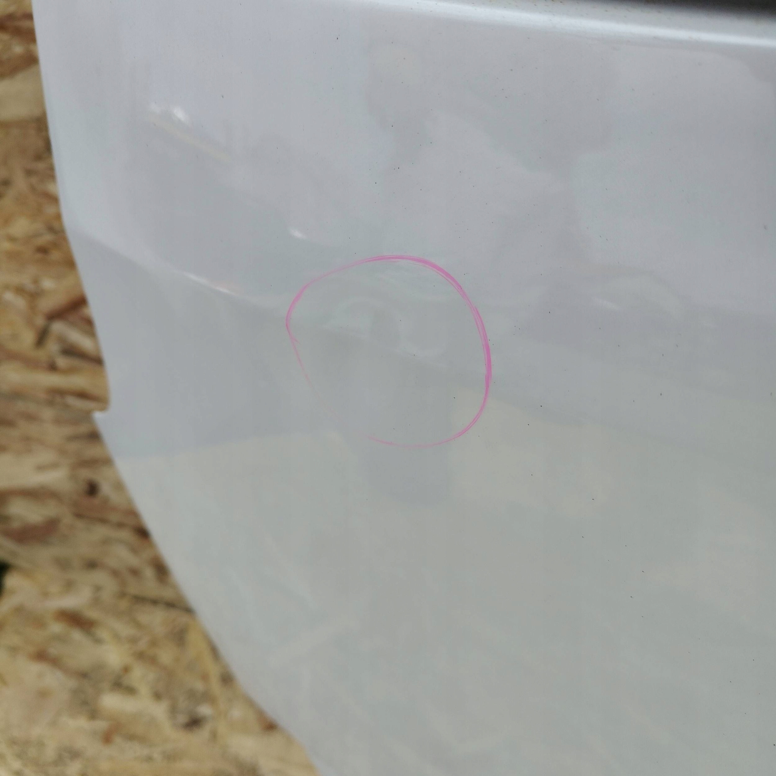 trunk door boot rear part Renault Grand scenic III biala perla