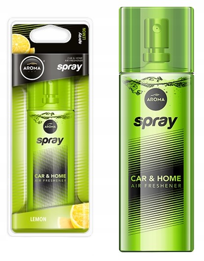 AROMA CAR SPRAY LEMON Atomizer odświeżacz zapach