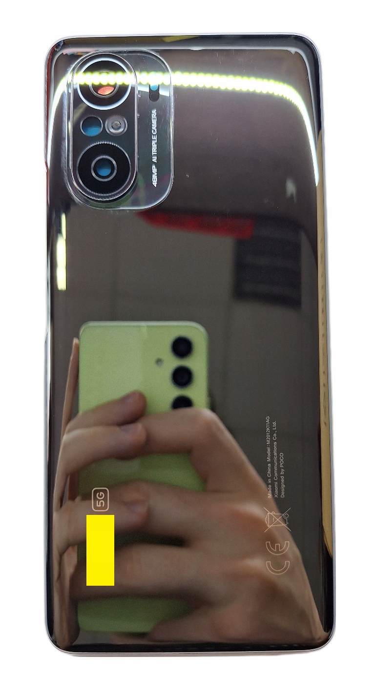 Klapka Obudowa Plecki Poco F3 Czarny Jakość Oryginału Oem