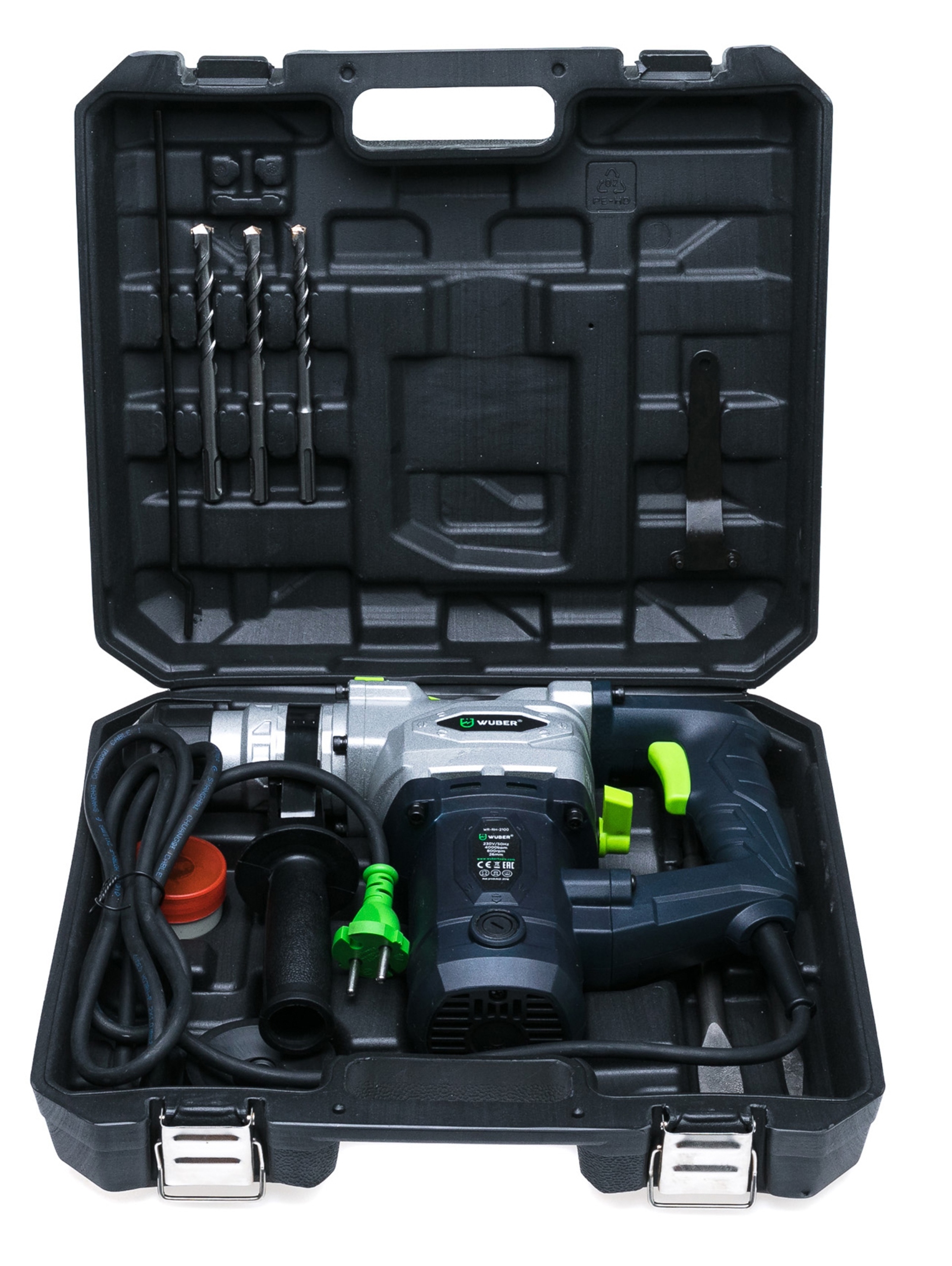 MŁOT UDAROWY MŁOTOWIERTARKA SDS DŁUTA WIERTŁA Zasilanie sieciowe