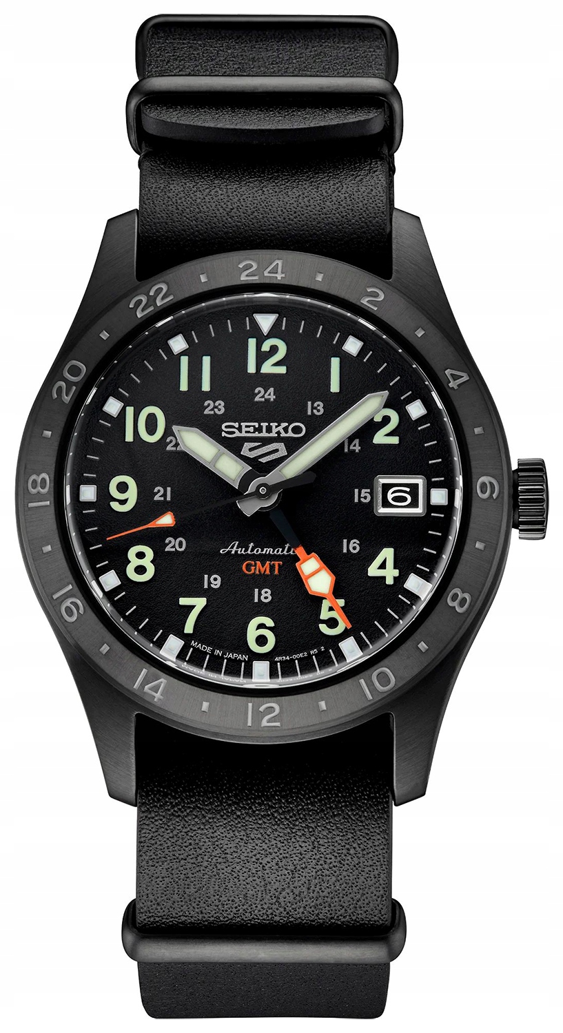 Pánské Hodinky Seiko 5 Sports Gmt Automat Na Dárek Datumovka 100 M Krabička