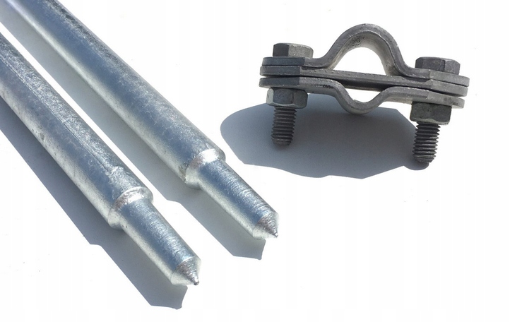 

Uziom komplet 3m ocynkowany złącze krzyżowe M8