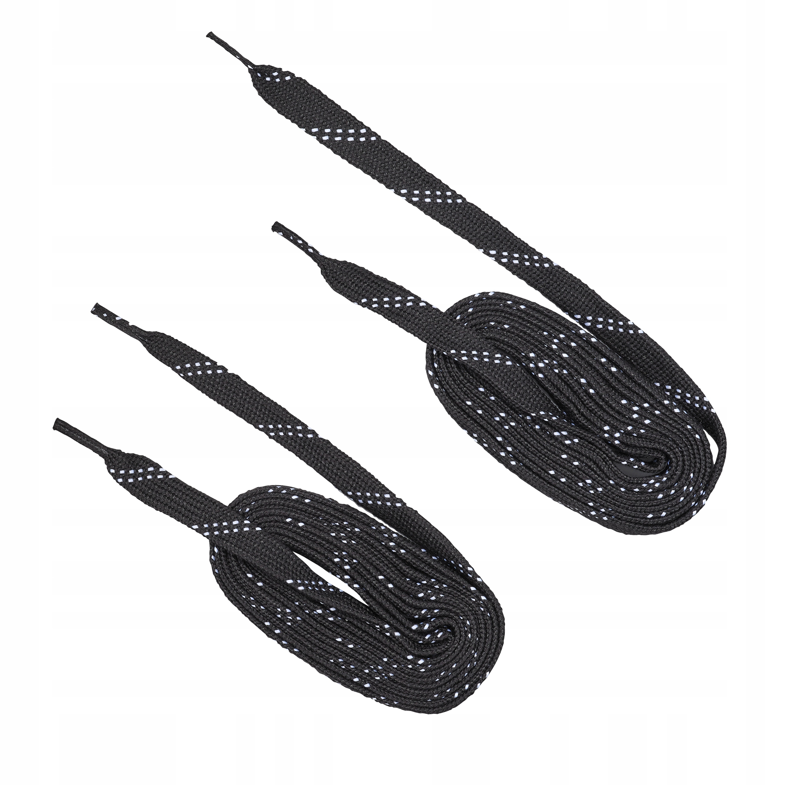 CCM Skate Laces Black Sznurówki niewoskowane szerokie 274cm