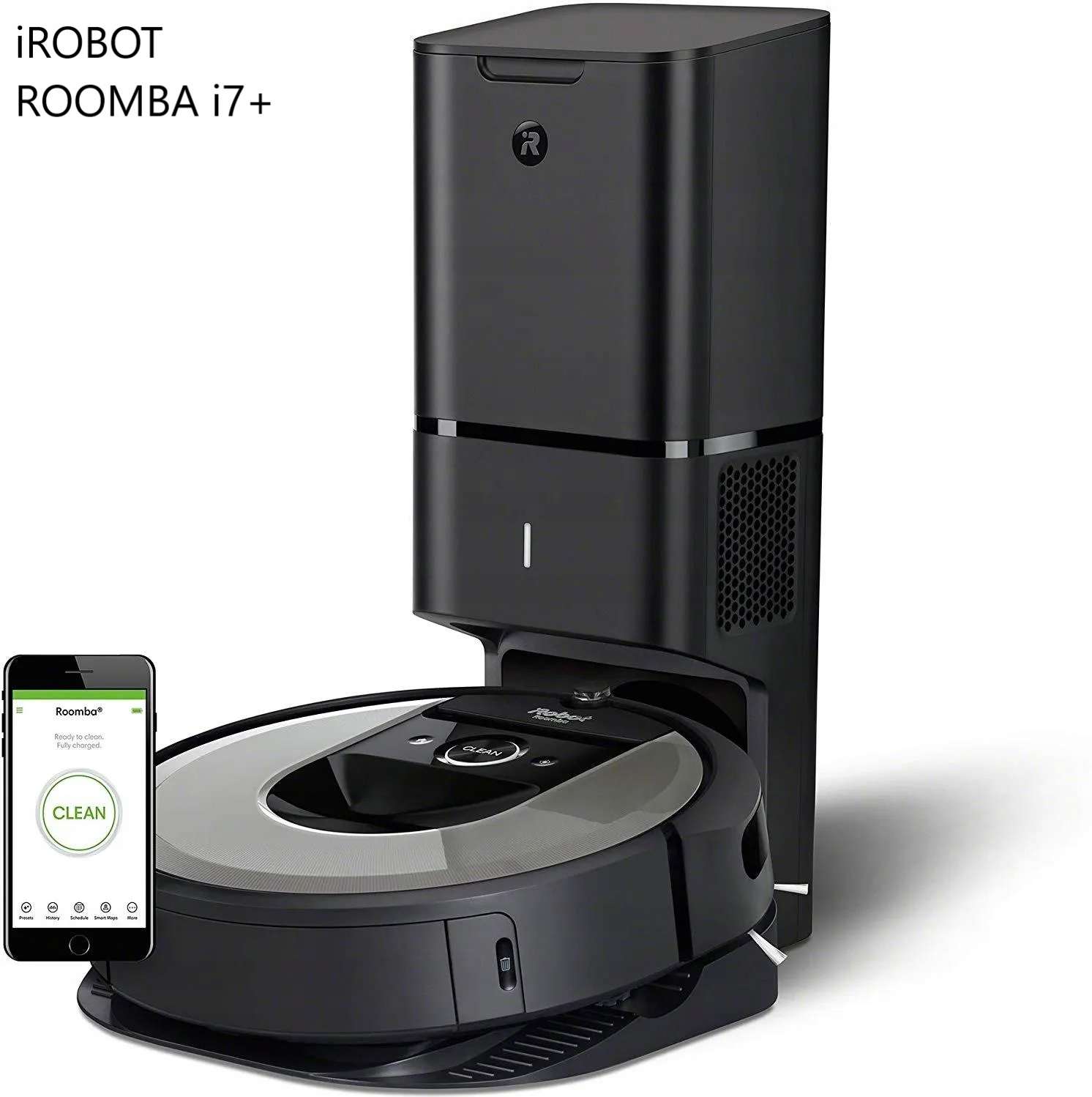 ROBOT SPRZĄTAJĄCY ODKURZACZ AUTOMATYCZNY IROBOT ROOMBA I7+ STACJA
