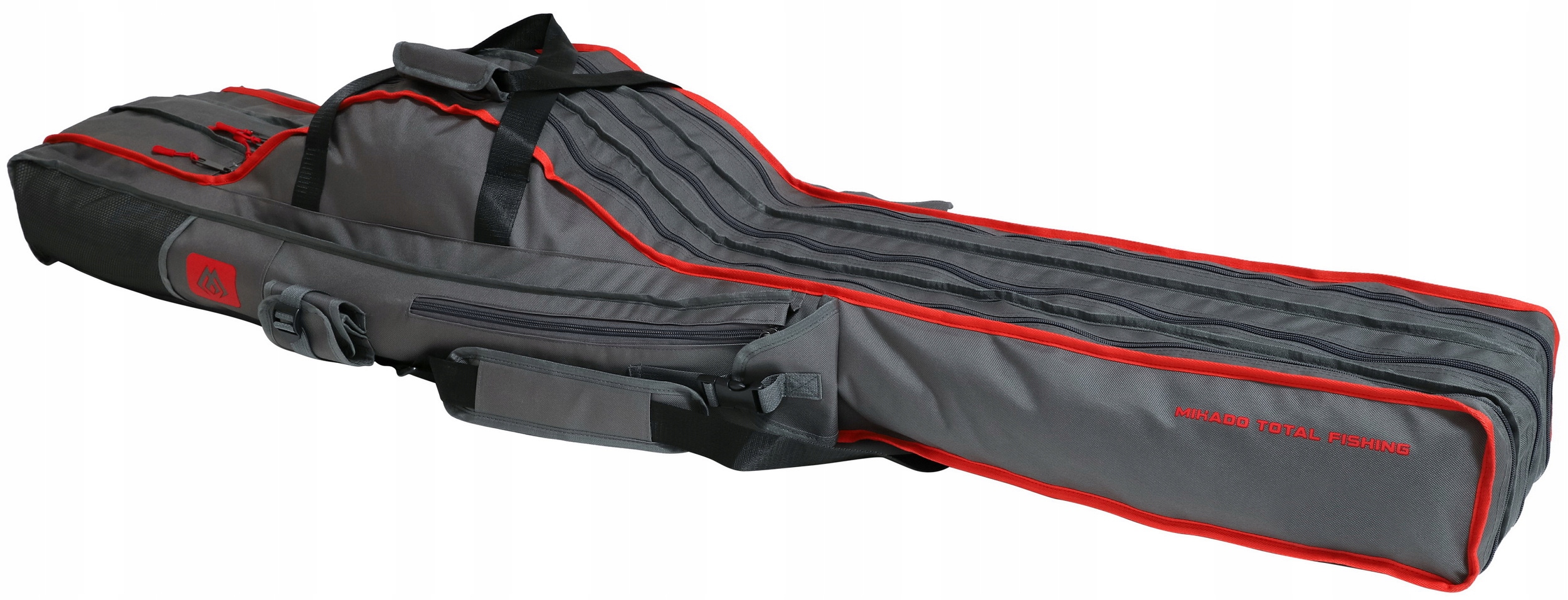 Mikado pokrowiec na wędki 4 komorowy 140cm szary UWD-05-140-4-GY