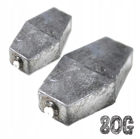 

Ołów Ciężarek Przelotowy Płaski gruntowy 80 g x 2