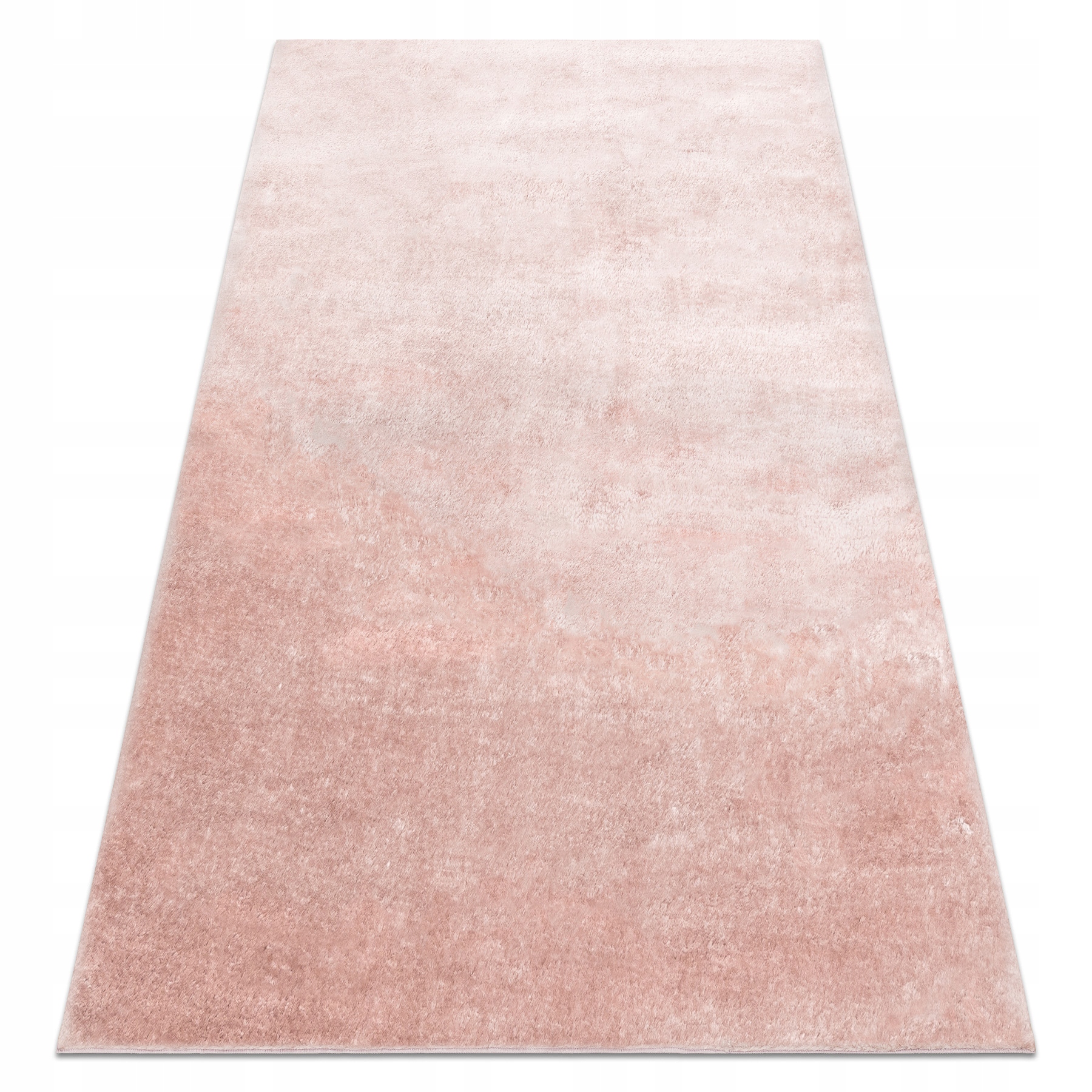 Koberec Do Obývacího Pokoje Hladký růžový plyšový Imitace Kožešiny Králíka Bunny 80x150 cm
