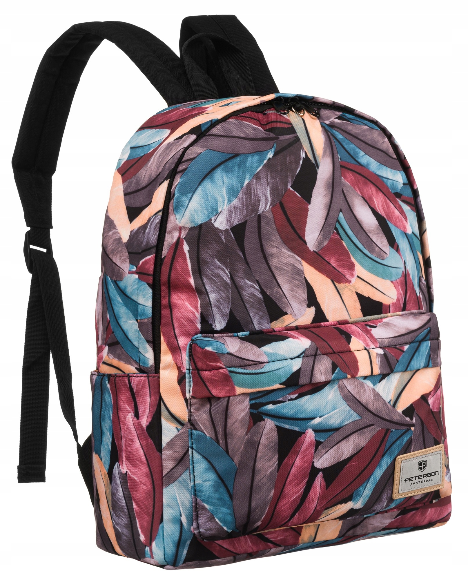 PETERSON plecak damski miejski pojemny stylowy torba torebka śliczny wzór