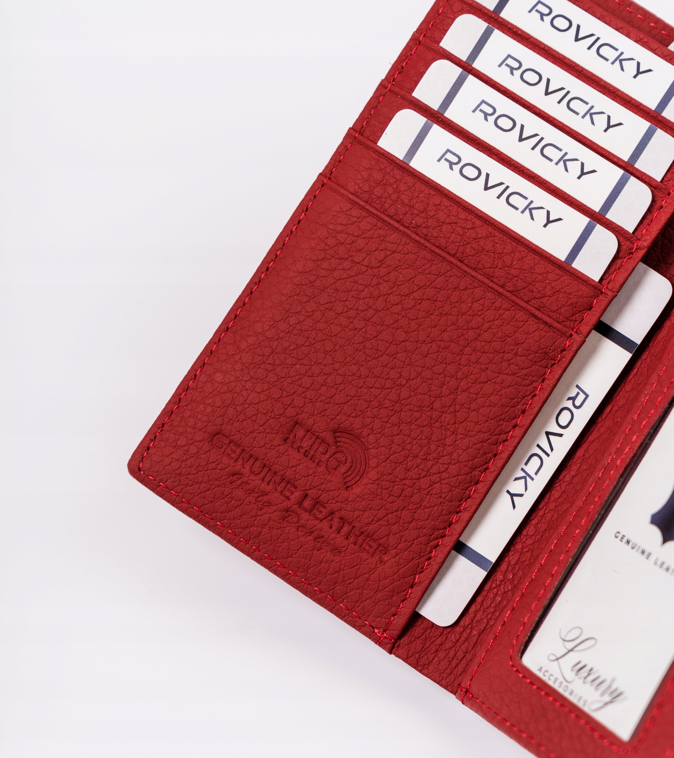 Lorenti elegancki portfel damski skóra lakier RFID Orientacja pozioma