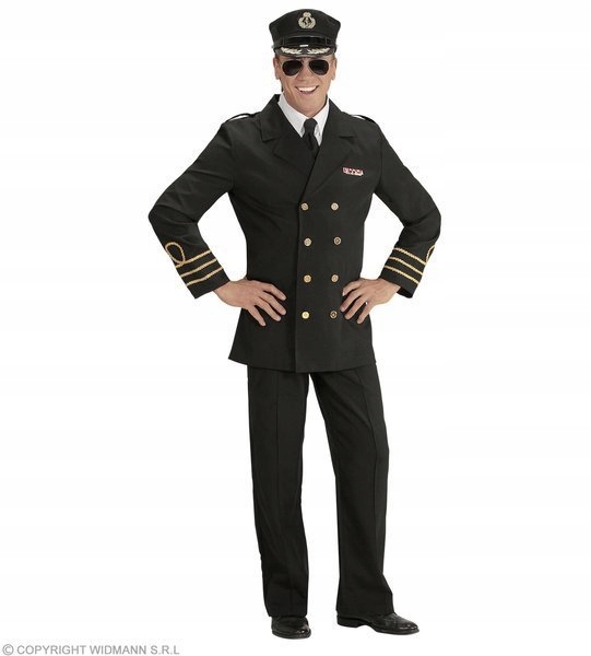 Kostým Námořního Důstojníka Oficer Marine Černé
